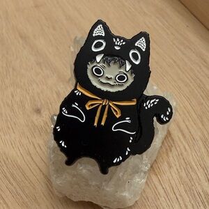 Halloween Black Cat Enamel Pin - BUNDLE AND SAVE